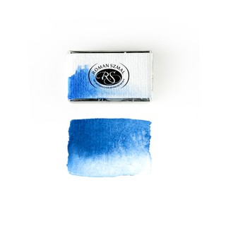 สินค้า FOLIO ART : Roman Szmal Single เบอร์ 412 Aquarius cobalt blue สีน้ำสีสดใส เกรดศิลปิน เฉดพิเศษ สีก้อน 899085412