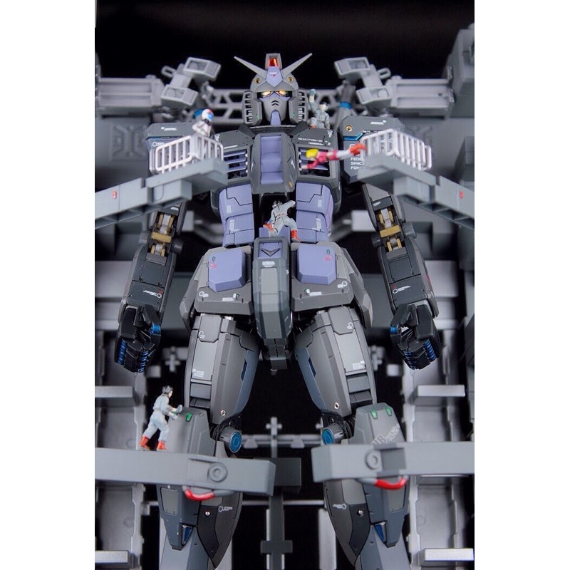 Ms Cage Base Gundam MG 1/100 ฐานซ่อมบำรุงกันดั้ม มีดีคอลมาในชุด 5V82 ...