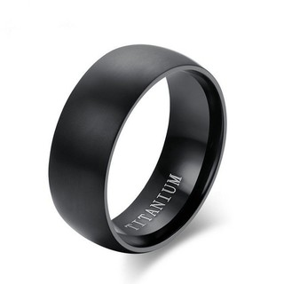ภาพหน้าปกสินค้าแหวนแต่งงาน สเตนเลส สีดำ ขนาด 8 มม. - 11 มม. ที่เกี่ยวข้อง