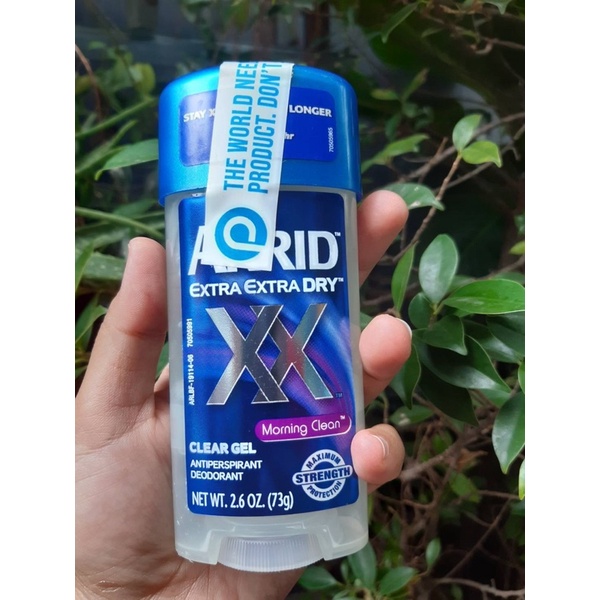 Arrid extra extra dry morning clean clear gel 73 g shopee thailand