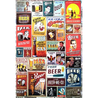 โปสเตอร์ รูปภาพ Beer เบียร์ โปสเตอร์ติดผนัง โปสเตอร์สวยๆ ภาพติดผนังสวยๆ poster ส่งEMSด่วนให้เลยครับ