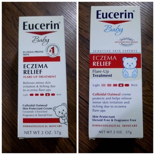 แท้ 🇺🇸 พร้อมส่ง Eucerin baby eczema relief flare-up treatment 57 exp 10/23