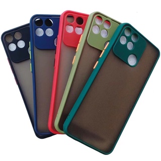 [ส่งจากไทย] Case Realme Narzo 50A เคสโทรศัพท์ เคส Narzo50A เคสกันกระแทก ปุ่มสีผิวด้าน