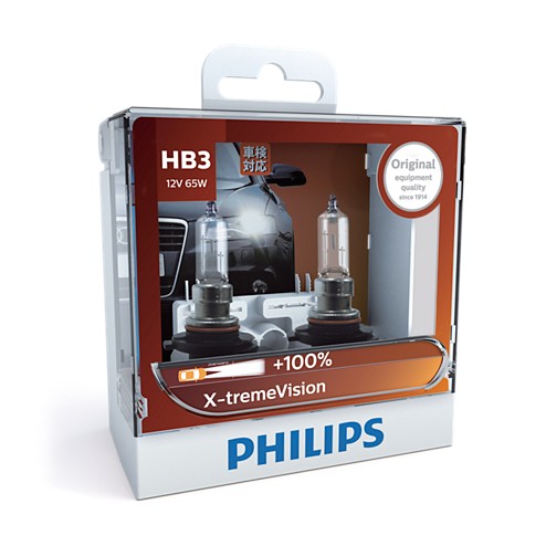 philips-หลอดไฟรถยนต์-x-treme-vision-100-hb3