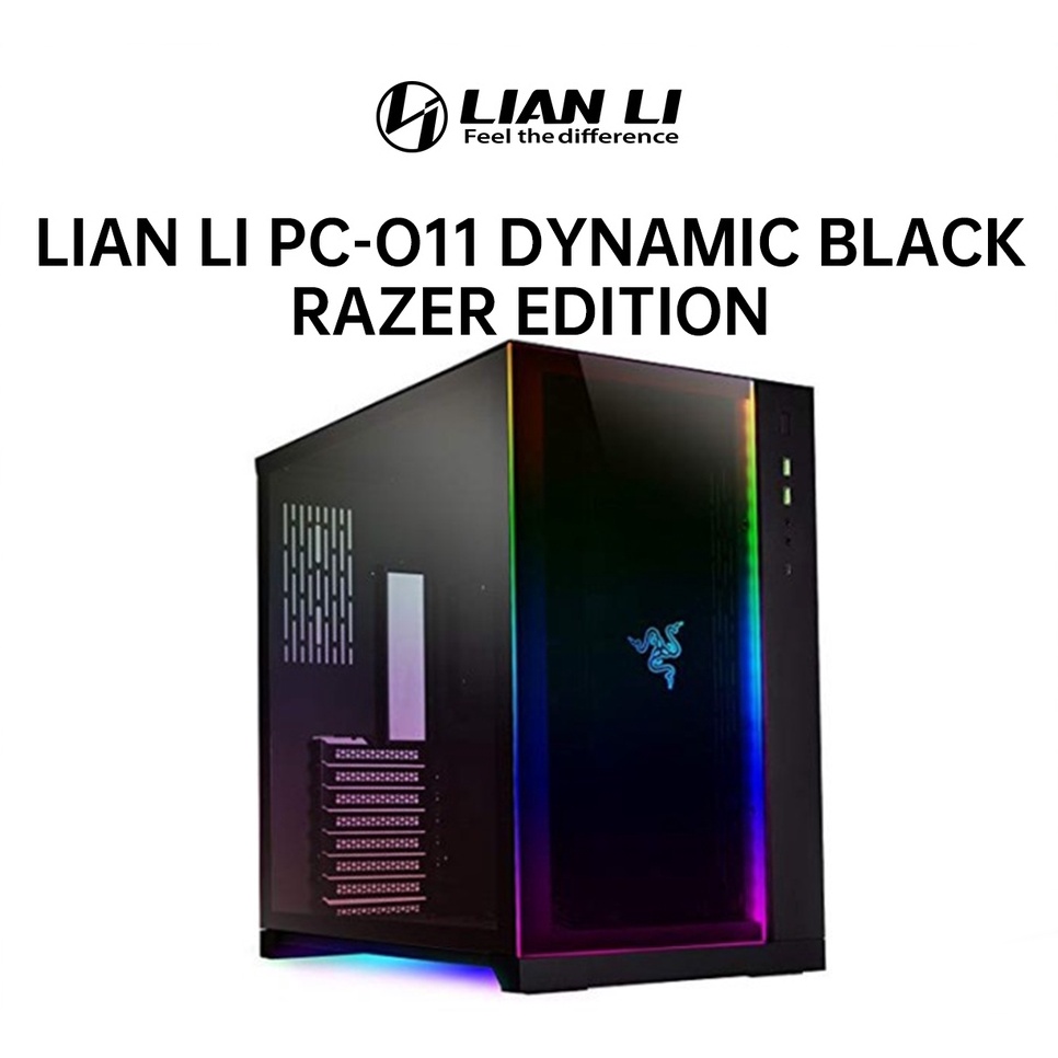 CASE (เคสเกมมิ่ง) LIAN LI PC-O11 Dynamic Razer Edition Black | Shopee ...