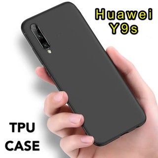 TPU CASE Huawei Y9s เคสหัวเว่ย เคสซิลิโคน เคสนิ่ม สวยและบางมาก เคสสีดําสีแดง [ส่งจากไทย]