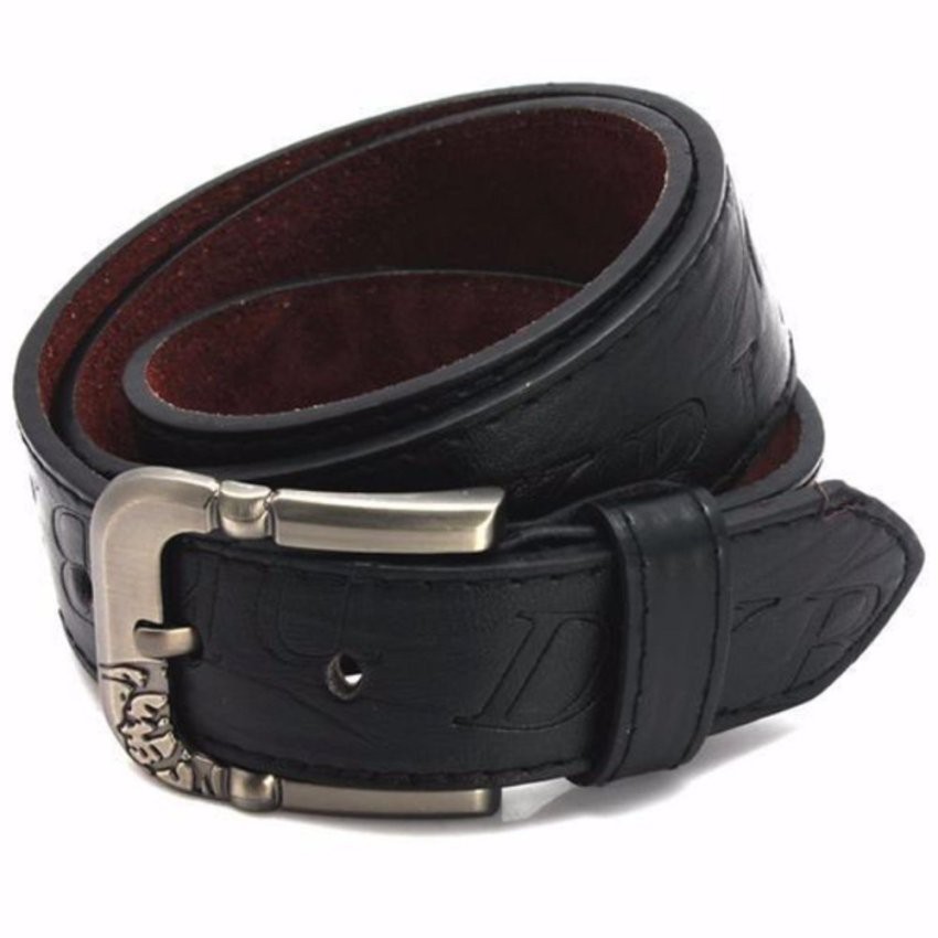 fin-1-เข็มขัดผู้ชาย-เข็มขัดแฟชั่น-man-fashion-belt-no-1571-black