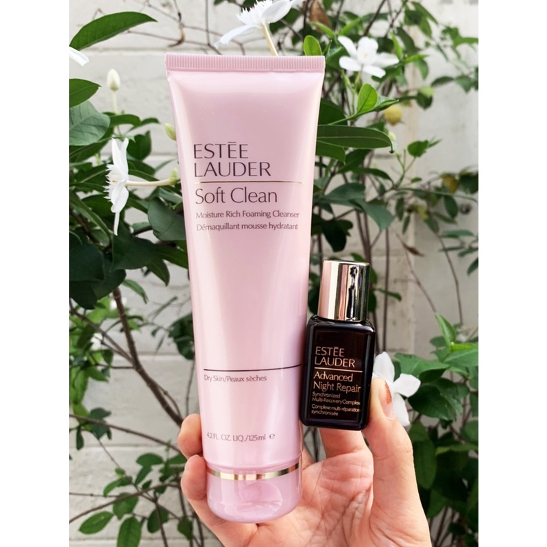 เซ็ตสุดคุ้ม-estee-soft-clean-cleanser-125ml-estee-lauder-advanced-night-repair-15-ml