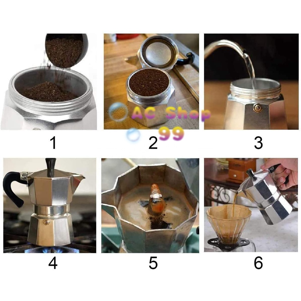 moka-pot-หม้อต้มกาแฟสด-หม้อต้มกาแฟขนาดพกพา-หม้อต้มกาแฟแบบแรงดัน