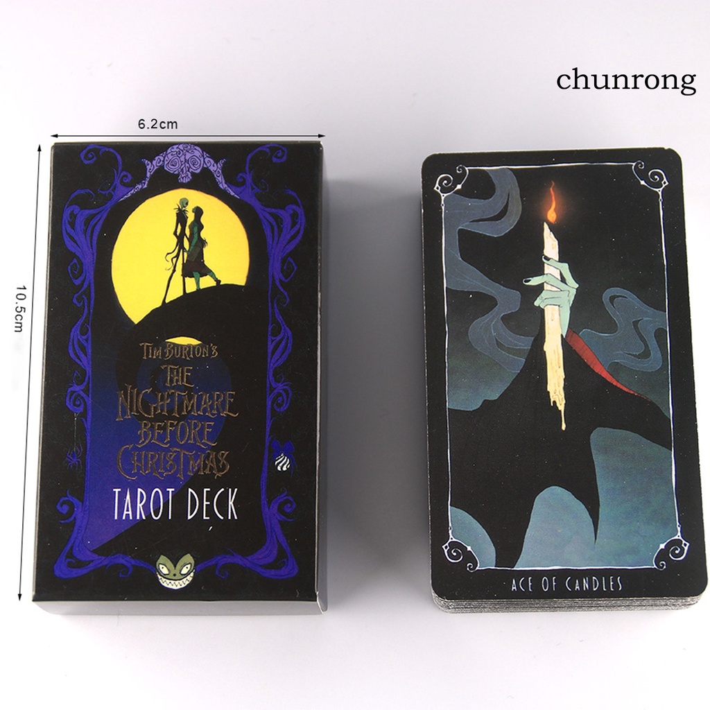 cr-78pcs-set-english-version-coated-paper-nightmare-before-christmas-tarot-card-gift-for-party