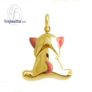 Finejewelthai จี้สุนัข-จี้ลงสี-จี้เงิน-จี้หมา-เงินแท้ 925 - P106803000E_g