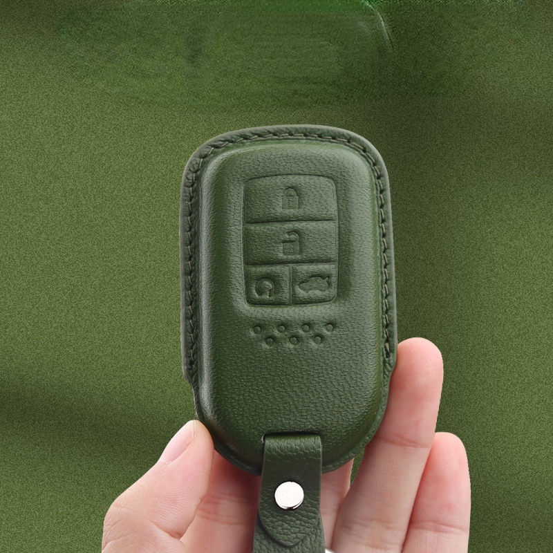 honda-ทุกรุ่น-พร้อม-เคสกุญแจรถยนต์-ปลอกกุญแจ-key-cover-ซองกุญแจหนังแท้-เคสหนังใส่กุญแจรีโมทกันรอย-การออกแบบแฟชั่น