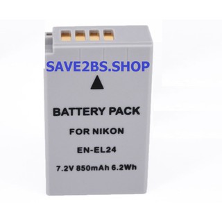 แบตกล้องNIKON EN-EL24for Nikon แบตเตอรี่สำหรับกล้อง นิคอน รหัสแบต EN-EL24  ENEL24 Replacement Battery for Nikon 1 J5, D