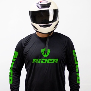 สกรีนเสื้อ 77DESIGN เสื้อส่งอาหาร ส่งของ RIDER เสื้อแขนยาวผ้าไมโคร เลือกแบบเสือกสีได้