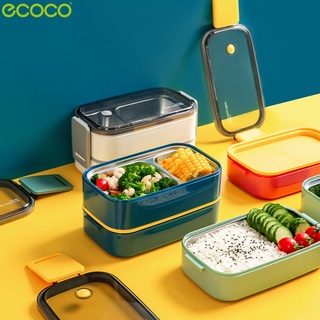 Ecoco กล่องข้าวสแตนเลส 1 ชั้น/ 2 ชั้น กล่องข้าว กล่องใส่อาหาร กล่องถนอมอาหาร ชุดกล่องเก็บอาหาร เบนโตะ สไตส์ญี่ปุ่น