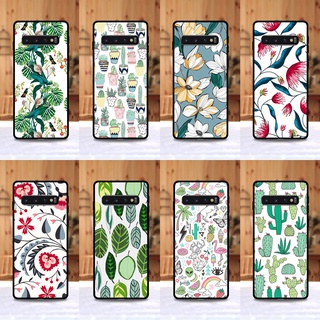 เคส Samsung S10 ลายดอกไม้ ขอบนิ่มหลังแข็ง เคสมือถือ เคสโทรศัพท์ Case เคส TPU ขอบนิ่มหลังแข็ง ไม่ขูดตัวเครื่อง