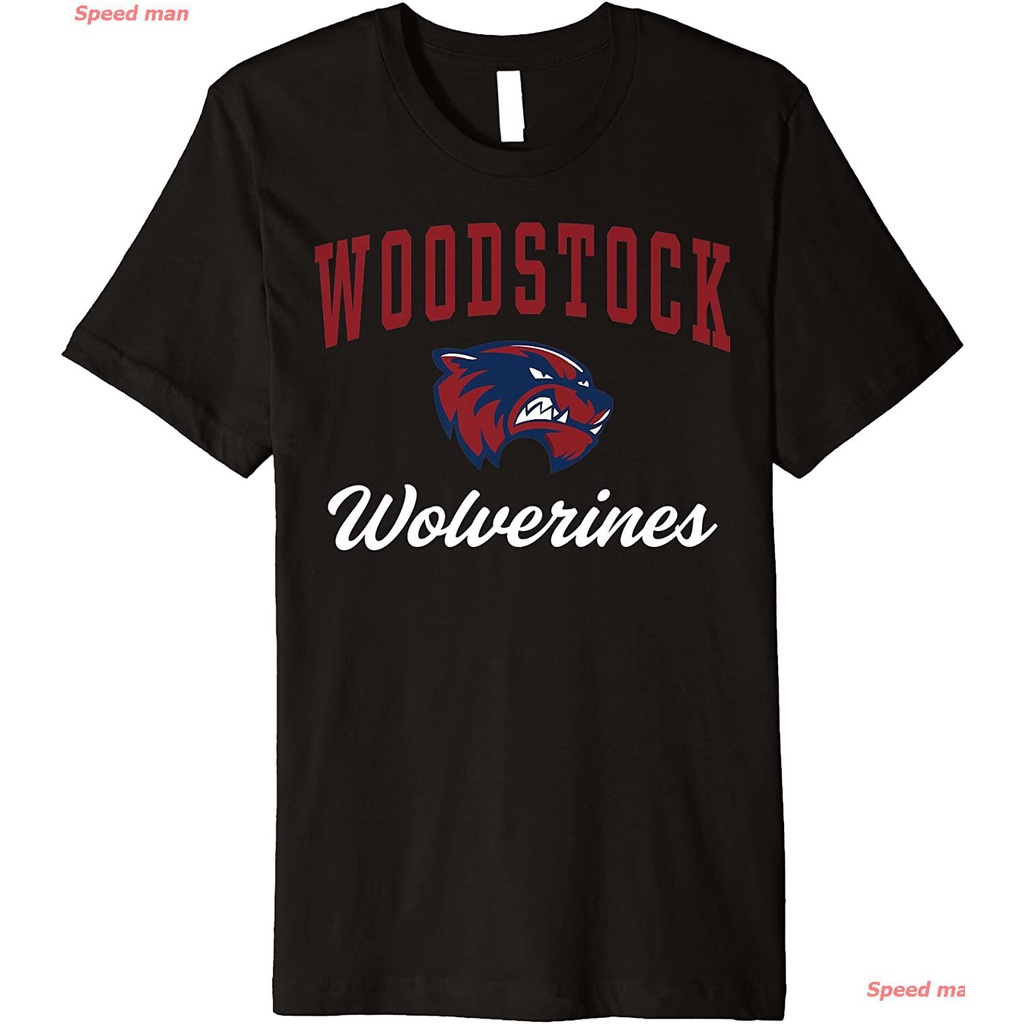 ราคาระเบิดspeed-man-ผู้ชายและผู้หญิง-woodstock-high-school-wolverines-t-shirt-c3-sales-3xl