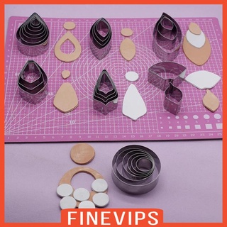 ภาพหน้าปกสินค้า[Finevips] แม่พิมพ์ตัดดินโพลิเมอร์ สเตนเลส Diy 24 ชิ้น
 ซึ่งคุณอาจชอบราคาและรีวิวของสินค้านี้