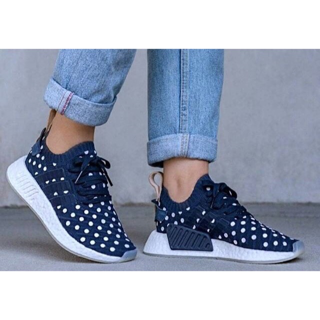Nmd r2 polkadot blue Shopee Thailand