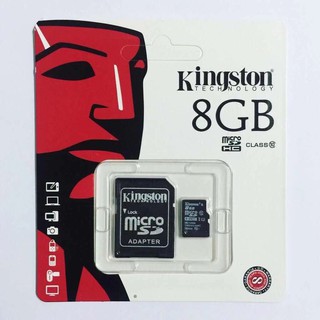 ภาพหน้าปกสินค้าการ์ดหน่วยความจำคิงส์ตัน Kingston Micro SD card Memory Card 8GB กล้อง/ โทรศัพท์มือถือ ที่เกี่ยวข้อง