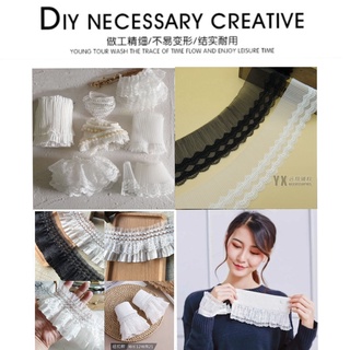 ภาพขนาดย่อของสินค้าลูกไม้ริมระบาย แต่งเสื้อผ้า แต่งงาน DIY