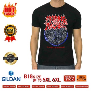 Chonghaijia Xs-6Xl เสื้อยืดโลหะแขนสั้นพิมพ์ลาย Big Morbid Angel Altars