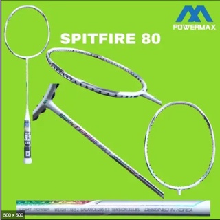 สินค้า ไม้เทนนิส POWERMAX POWERMAX SPITFIRE 80wave FRAME 6U 78GR 32LB ของแท้