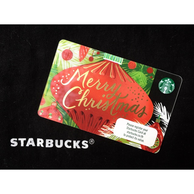ภาพหน้าปกสินค้าบัตร Starbucks ลาย Merry Christmas / บัตรเปล่า จากร้าน johnnystb บน Shopee