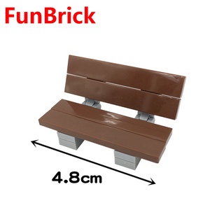 [Funbrick] 20PCS Double Seat Minifigure Accessories Series MOC Small Particle Compatible with ตัวต่อที่มีชื่อเสียง