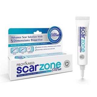 PROVAMED SCAR ZONE ULTRA 10ML. -ลดเลือนรอยแผลเป็นพร้อมฟื้นฟูผิว -ช่วยสมานแผล -ลดการอักเสบ