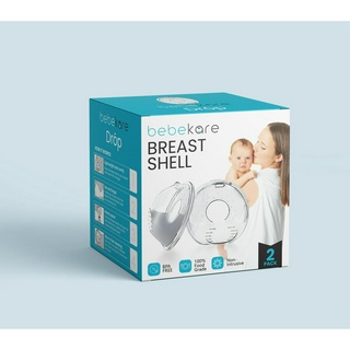bebekare - DROP Wearable Breast Shell, Silicone Milk Collector 2pcs - ซิลิโคนรองรับน้ำนม ที่เก็บน้ำนมเเม่ ครอบเต้า ใช่เเทนเเผ่นซับน้ำนม 2ชิ้น