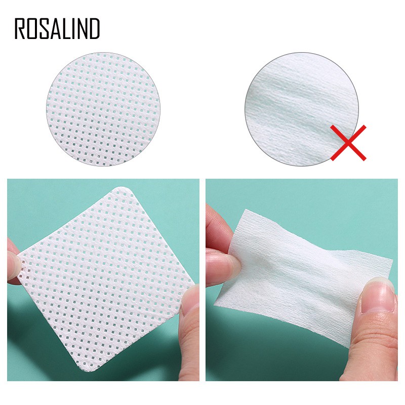 rosalind-200-ชิ้น-ล็อตไนล่อนเล็บผ้าเช็ดทำความสะอาดเล็บแต่งหน้า-remover-ผ้าเช็ดทำความสะอาดนำผ้าฝ้ายกระดาษ