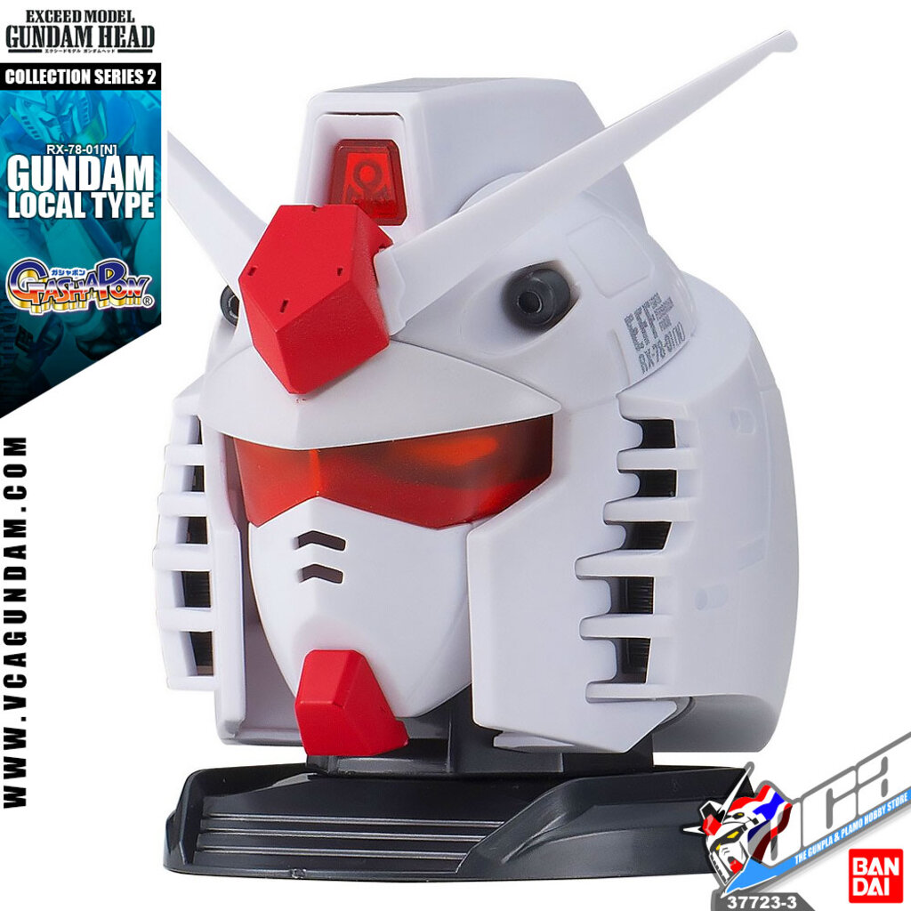 BANDAI GASHAPON EXCEED MODEL GUNDAM HEAD 2 RX-78-01[N] GUNDAM LOCAL ...