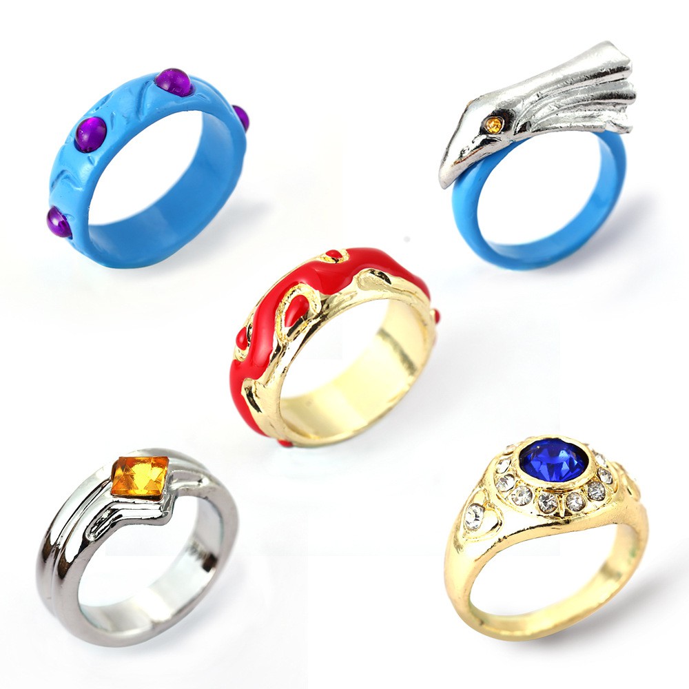 DOTA2 turret prop ring ring 5 piece set eagle healing ring guard ring