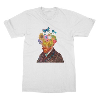 เสื้อผ้าผชเสื้อยืด พิมพ์ลาย Van Gogh สไตล์โมเดิร์น คลาสสิก สําหรับผู้หญิง และผู้ชายS-5XL