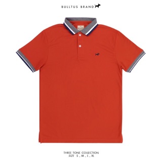 ภาพขนาดย่อของภาพหน้าปกสินค้าBULLTUS BRAND เสื้อโปโล สีส้มอิฐ 3 Tone Collection ( ลดทันที 45.-) มี XXL จากร้าน bulltusshop บน Shopee
