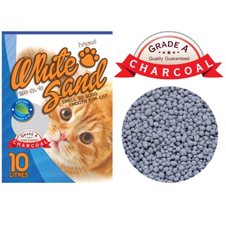 ภาพหน้าปกสินค้าWhite Sand CHARCOAL ทรายแมว ชาโคล 10 ลิตร ที่เกี่ยวข้อง