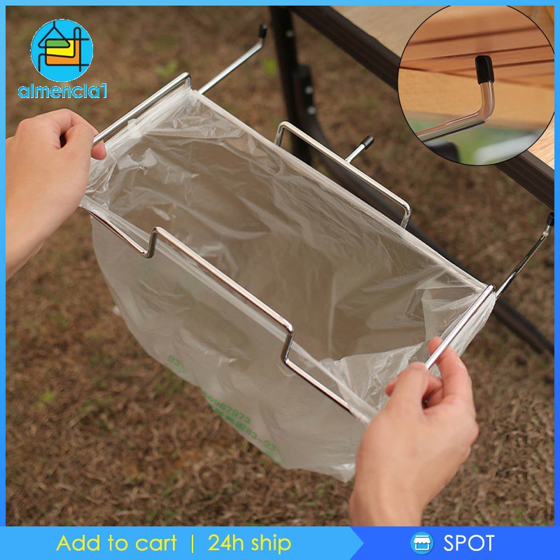 พร้อมสต็อก-almencla1-sturdy-trash-bag-holder-hanging-rack-kitchen-picnic-garbage-bag-frame-hanger