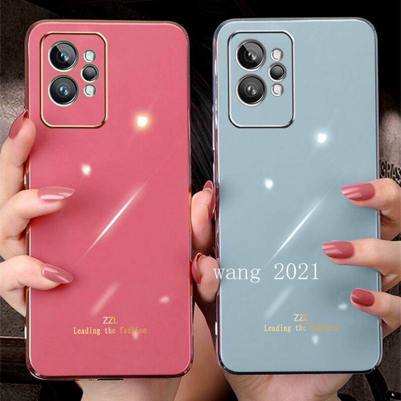 2022-new-phone-case-เคส-realme-gt-2-pro-gt-master-edition-casing-electroplating-straight-edge-protective-silicone-soft-back-cover-เคสโทรศัพท