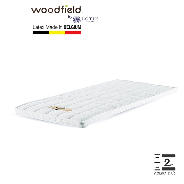 รูปภาพของWoodfield ที่นอนยางพาราแท้ 100% รุ่น Wilson **หนา 2 นิ้ว Made In Belgium ส่งฟรีลองเช็คราคา