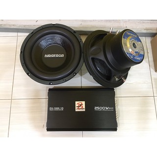 3750บาท 12”เบสวอยคู่ 2ดอกแอมป์คลาสดี 1ตัว สินตามรูป