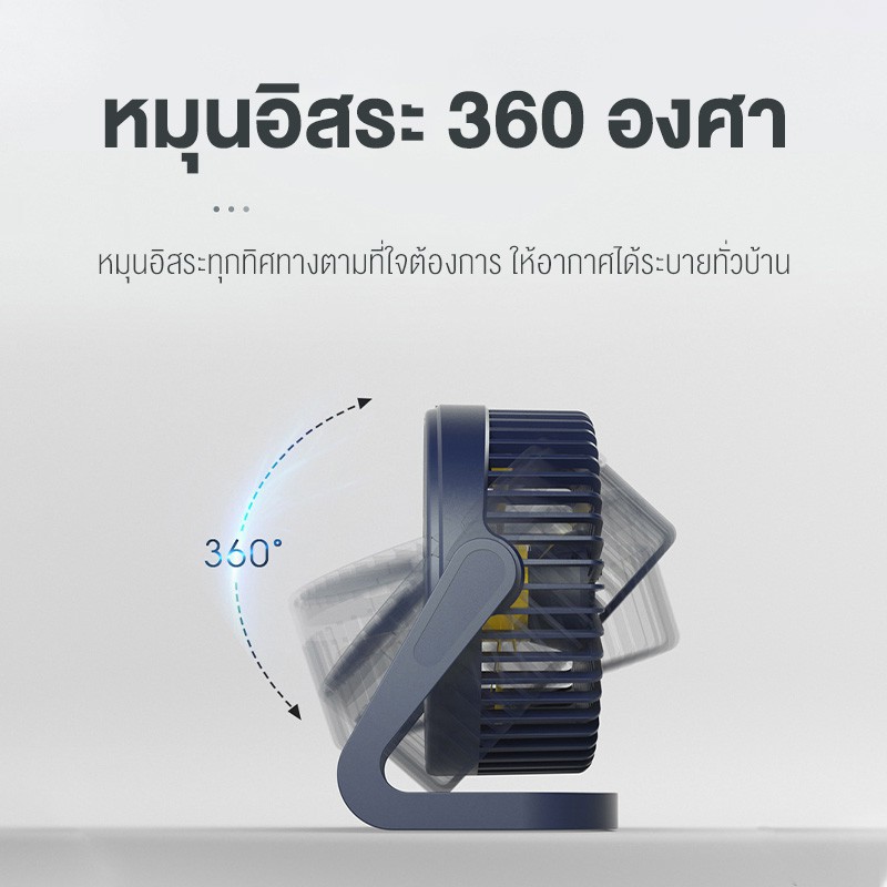 ภาพสินค้าพัดลมตั้งโต๊ะ 5 นิ้ว ต่อสาย USB พัดลมUSB Desktop Fan พัดลมมินิ พัดลมขนาดเล็ก จากร้าน thair_so บน Shopee ภาพที่ 2