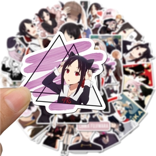 輝夜姬 Kaguya-sama: Love Is War  สารภาพรักกับคุณคางุยะซะดี ๆ  sticker สติกเกอร์กันน้ำรูปแบบที่แตกต่างกัน, 50 ชิ้น