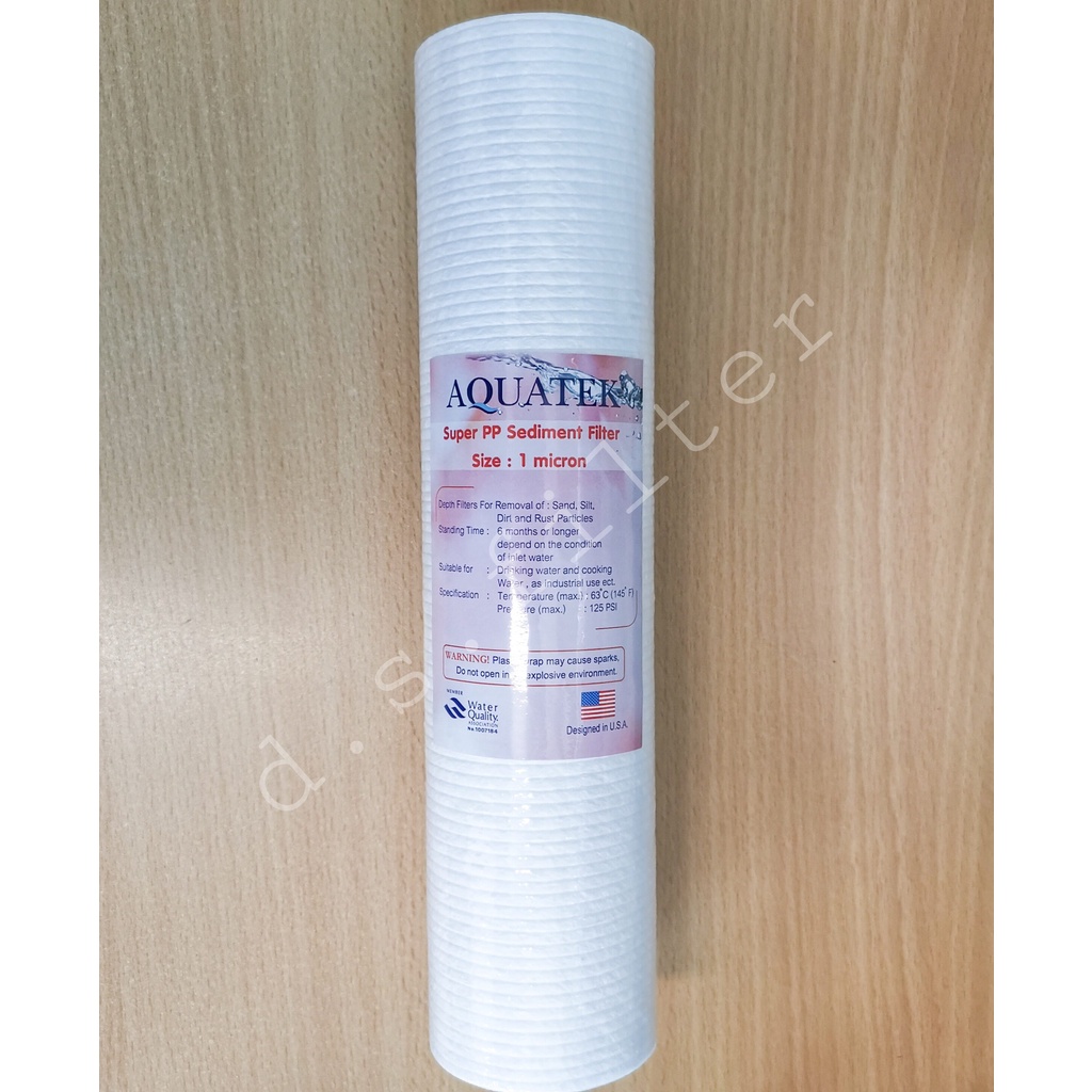 ไส้กรองน้ำ-super-pp-sediment-aquatek-usa-ขนาด-10-นิ้ว-1-micron