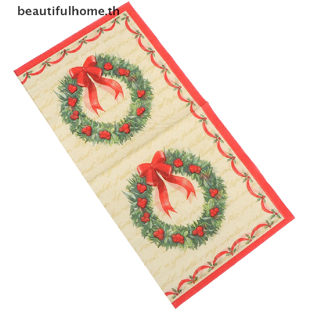amp-christmas-day-amp-20pcs-set-napkins-disposable-garland-printed-graphic-tissues-christmas-decor-new