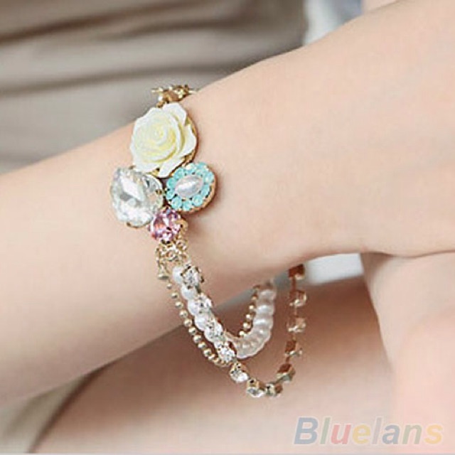 braceletกำไลข้อมือกุหลาบ