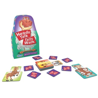 ThinkFun: Heads Talk, Tails Walk – A Game of  Silly Sounds and Movement [BoardGame]