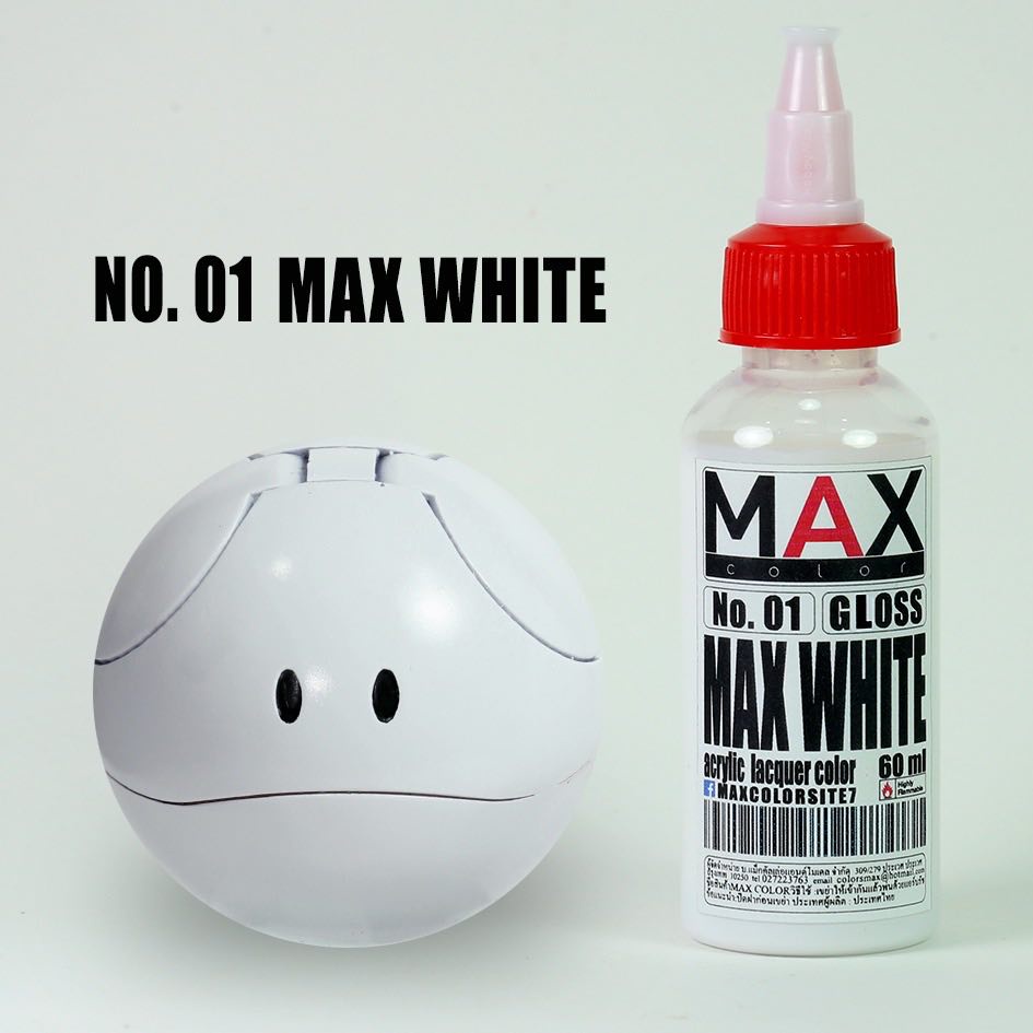 MAX COLOR Primary color สีพื้นฐาน / Gundam Color สีกันดั้ม สูตรอะคริลิค ...