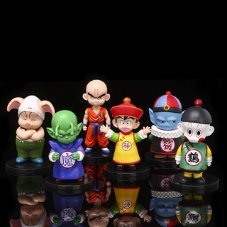 Seven Dragonball hand-made monkey rice Monkey King flute devil child pilaf oolong Kulin dumpling doll ornaments