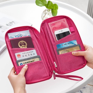 Alice(B046)กระเป๋าใส่ Passport เอกสารสำคัญ เงินและบัตร สำหรับเดินทาง